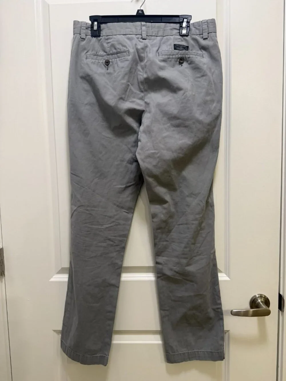 Banana Republic Gray Aiden Slim Fit Chino Pants Men's Sz 33x34